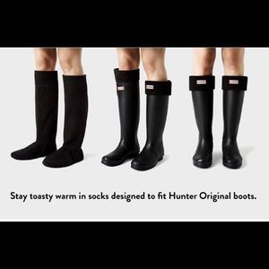 Matte black Hunter Boots